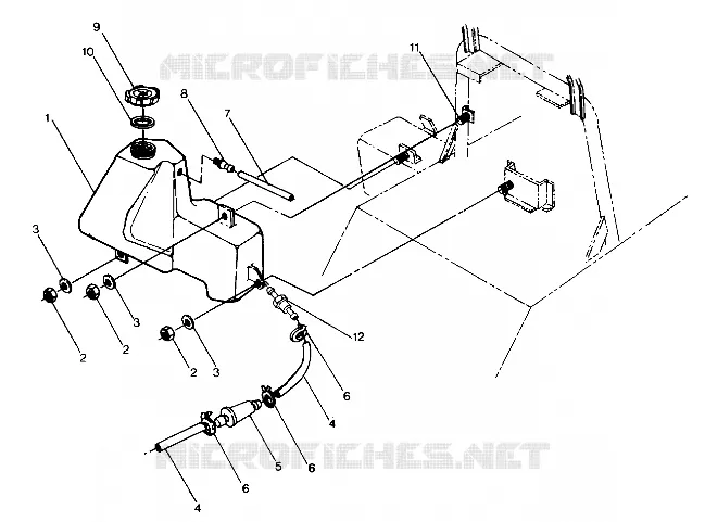 RESERVOIR D'HUILE Star, Sprint and Sprint E/S (4912721272015A)