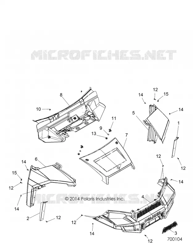 CAPOT ET CARROSSERIE AVANT