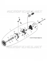 SYSTEME DE TRANSMISSION, PRIMARY CLUTCH -Z19VBA87A2/E87AG/AK/LG (49RGRCLUTCHDRV1323181)