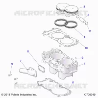 CYLINDRE AND PISTON