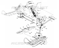 FRONT SUSPENSION AND SKI (600 SE) (4909500950013A)