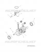 ENGINE, PISTON ET VILEBREQUIN