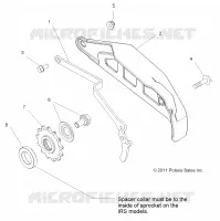 SYSTÈME DE TRANSMISSION, FRONT SPROCKET GUARD