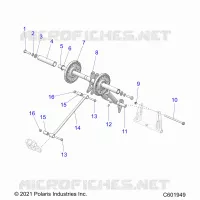 SUSPENSION, BRAS DE SUSPENSION ARRIERE