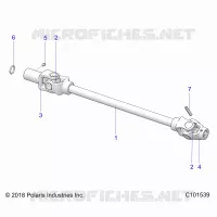 DRIVE TRAIN, ARBRE DE TRANSMISSION AVANT
