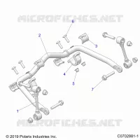 SUSPENSION, FRONT BARRE STABILISATRICE