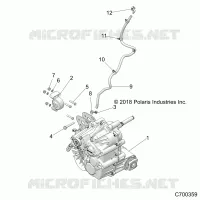 DRIVE TRAIN, MAIN SUPPORT PONT