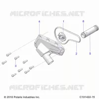MOTEUR, WATERPUMP IMPELLER AND COVER
