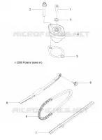 ENGINE, TENSIONER, CAM CHAINE