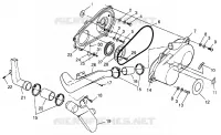 COUVERCLE D'EMBRAYAGE XPLORER 300 W969130 (4935903590C004)