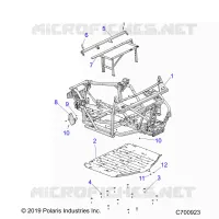 CHASSIS, MAIN FRAME AND SKID PLATES