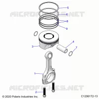 ENGINE, PISTON ET BIELLE