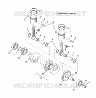 ENGINE, PISTON ET VILEBREQUIN