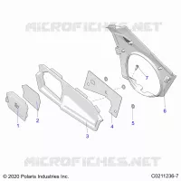 BODY, CLOSE OFF PANEL and ACCESS PANEL