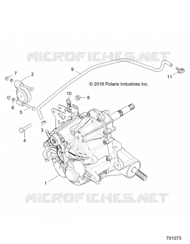DRIVE TRAIN, MAIN SUPPORT PONT