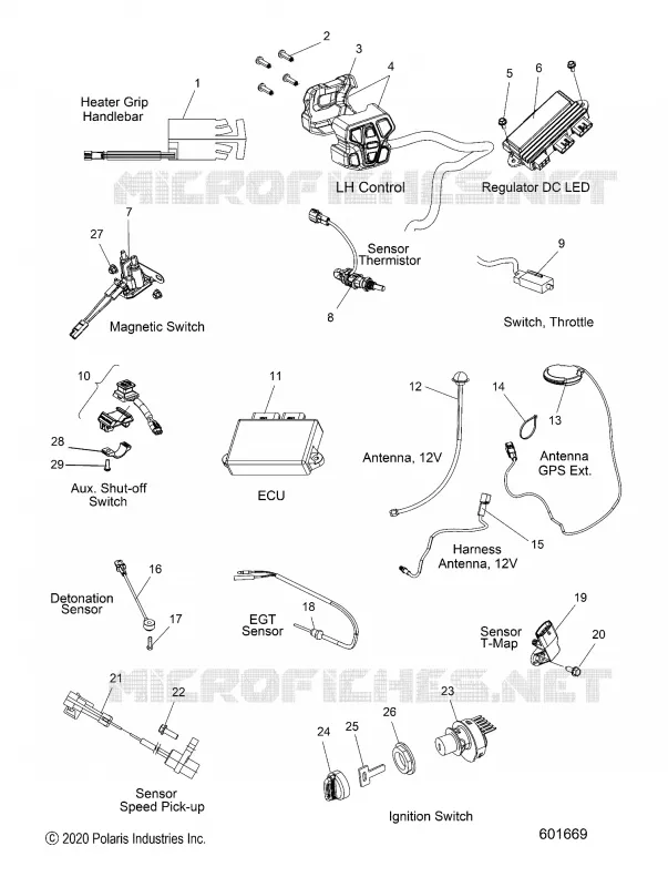 ELECTRICITE, SWITCHES, SENSORS AND COMPONENTS