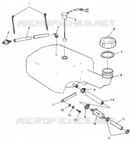 RESERVOIR D'HUILE SLT 780 B964588 and  Intl. SLT 780 I964588 (4935683568A014)