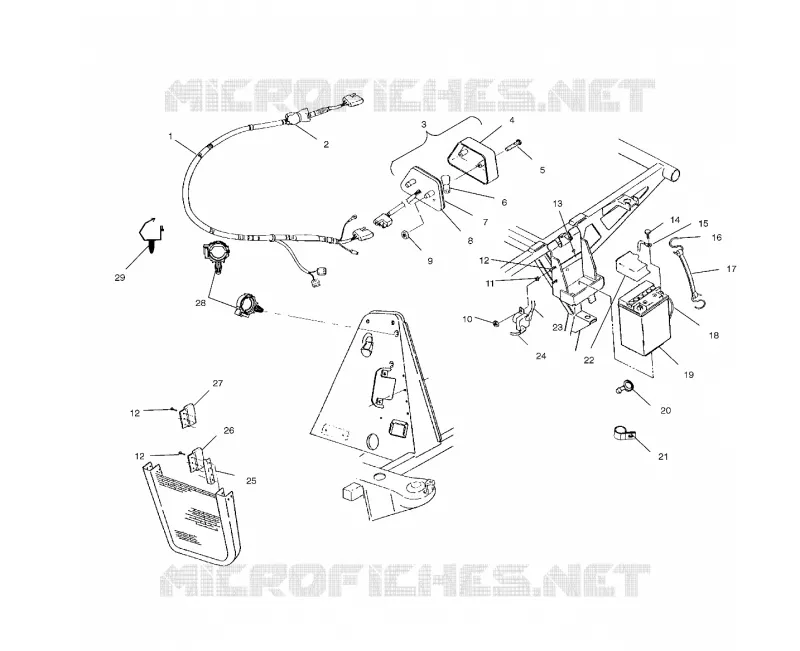 ELECTRICITE/FEU ARRIERE