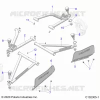 SUSPENSION, A-ARMS