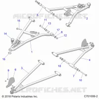 SUSPENSION AVANT CONTROL ARMS