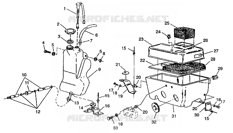 RESERVOIR D'HUILE / BOITE A AIR SPORT SKS E940243 (49273627360022)