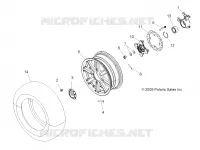 ROUES, FRONT and HUB