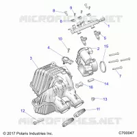 ENGINE, PRISE D'AIR MANIFOLD