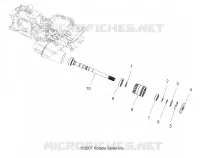 SYSTÈME DE TRANSMISSION, PONT PRINCIPAL OUTPUT SHAFT