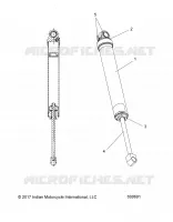 SUSPENSION, SHOCK, REAR TRACK (SP)