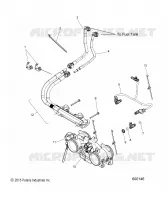 SYSTÈME D'ALIMENTATION, RAIL, LINES AND THROTTLE BODY