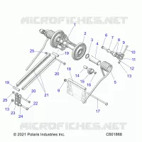 SUSPENSION, BRAS DE SUSPENSION ARRIERE