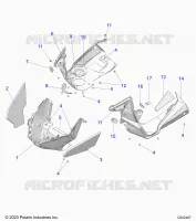 CARROSSERIE AVANT ASM./FENDERS