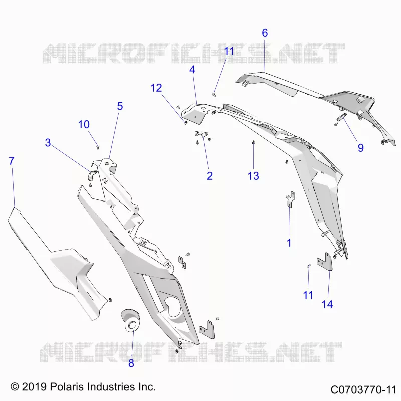 CARROSSERIE ARRIERE FENDERS