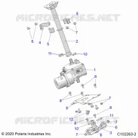 STEERING, COLONNE DE DIRECTION ASM.