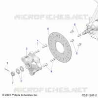 SUSPENSION AVANT HUB AND BRAKE DISC