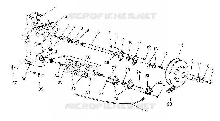 ARBRE DE TRANSMISSION ASSEMBLY WIDETRAK LX 0952064 AND  EUROPEAN WIDETRAK LX E952064 (4928942894B008)
