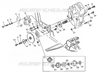 PONT/FREIN AND COUVERCLE DE CHAINEE MOUNTING XPLORER 400L W98CC38C (4945414541C005)