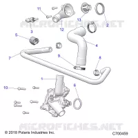 MOTEUR, WATERPUMP AND BYPASS