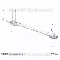 SYSTÃˆME DE TRANSMISSION, FRONT PROP SHAFT