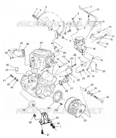 SUPPORT MOTEUR  Scrambler 500 W97BC50A (4943074307A009)