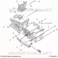 SYSTÃˆME DE TRANSMISSION, MAIN GEARCASE MOUNTING