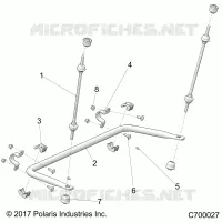SUSPENSION, REAR BARRE STABILISATRICE