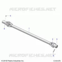 SYSTÃˆME DE TRANSMISSION, PROP SHAFT, FRONT