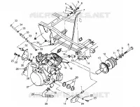 SUPPORT MOTEUR 6x6 400L W948740 (4926802680A009)