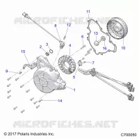 ENGINE, STATOR AND FLYROUE