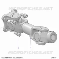 DRIVE TRAIN, PROP ARBRE DE TRANSMISSION ARRIERE