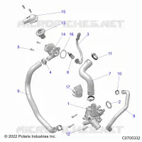 MOTEUR, WATERPUMP AND BYPASS
