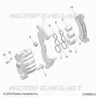FREIN AVANT CALIPER