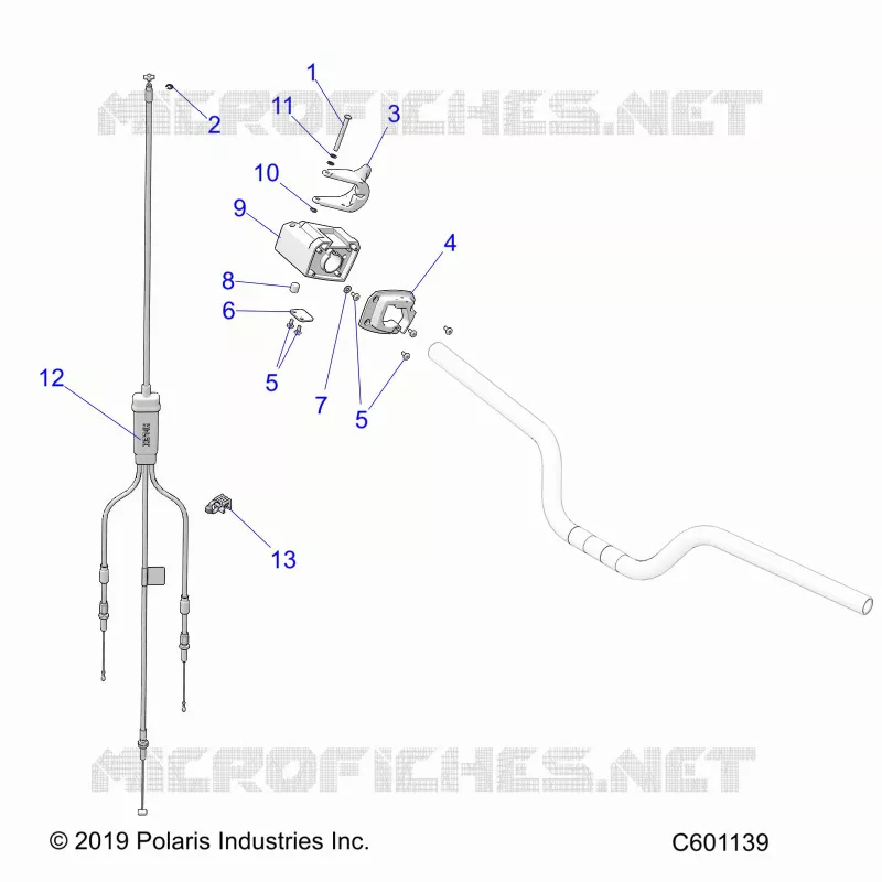 MOTEUR, THROTTLE CONTROL ASM.