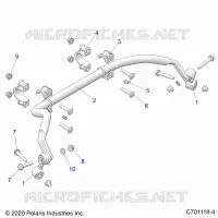 SUSPENSION, REAR BARRE STABILISATRICE